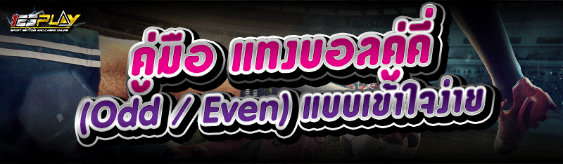 คู่มือ แทงบอลคู่คี่ (Odd/Even) แบบเข้าใจง่าย